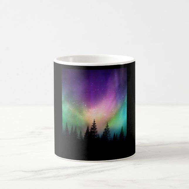 Northern Light Mountain Coffee Mug (Center)