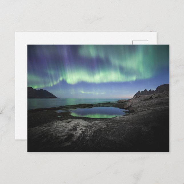 Northern Light Reflection Postcard (Front/Back)