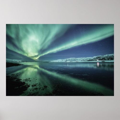 Northern Light Reflection Poster