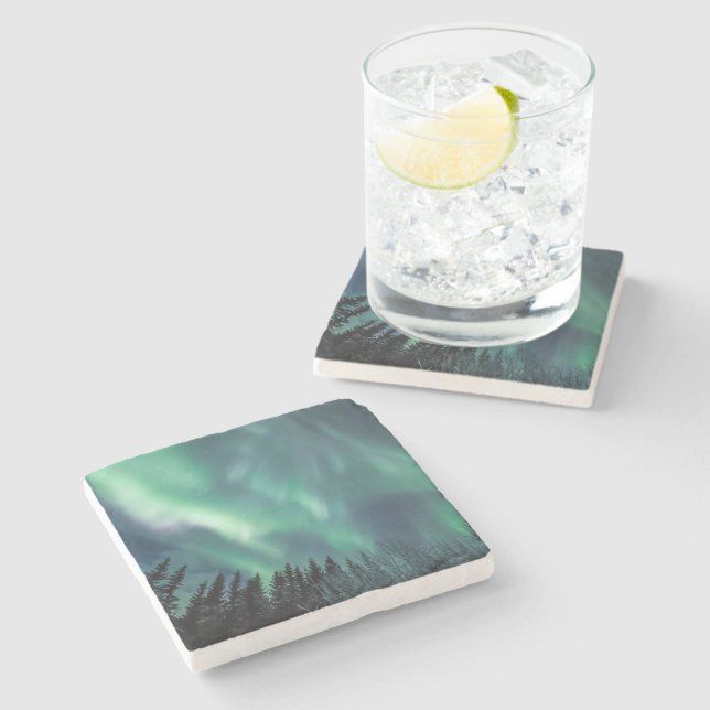 Northern Light Stone Coaster (Side)