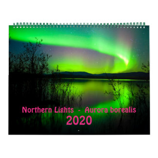 Northern Lights 2020 - Large Calendar