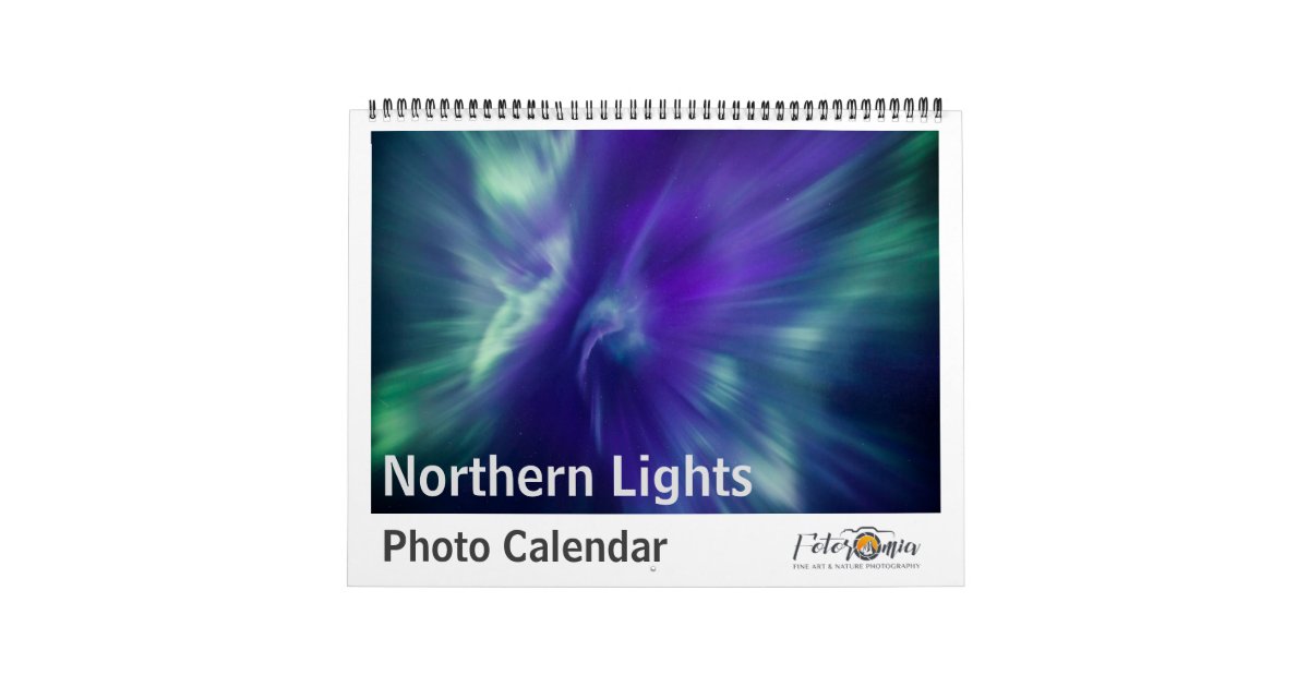 Northern Lights 2025 Calendar Zazzle