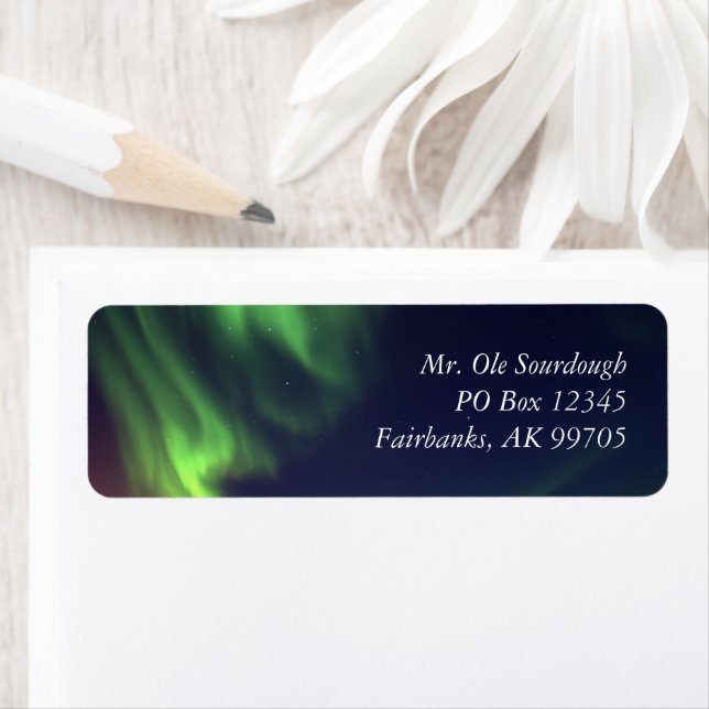 Northern Lights Address Label (Insitu)