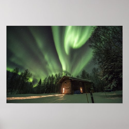 Northern Lights Alaska Poster