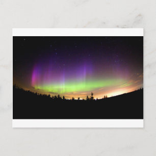 Northern Lights Alaska Sky Night Postcard