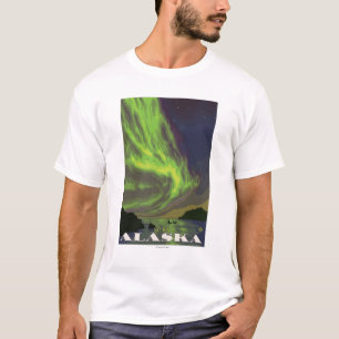 Northern Lights and Orcas - Sitka, Alaska T-Shirt