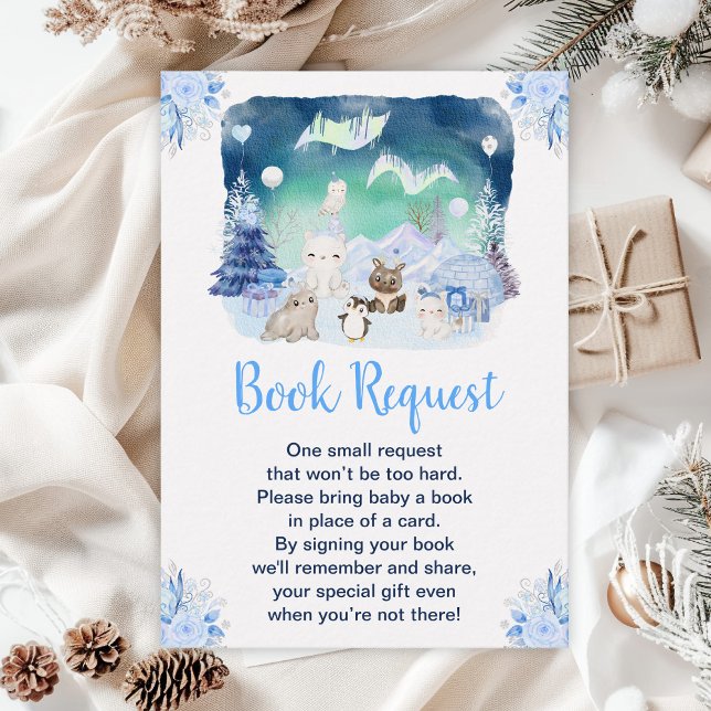 Northern Lights Arctic Animals Book Request Enclosure Card (Creator Uploaded)