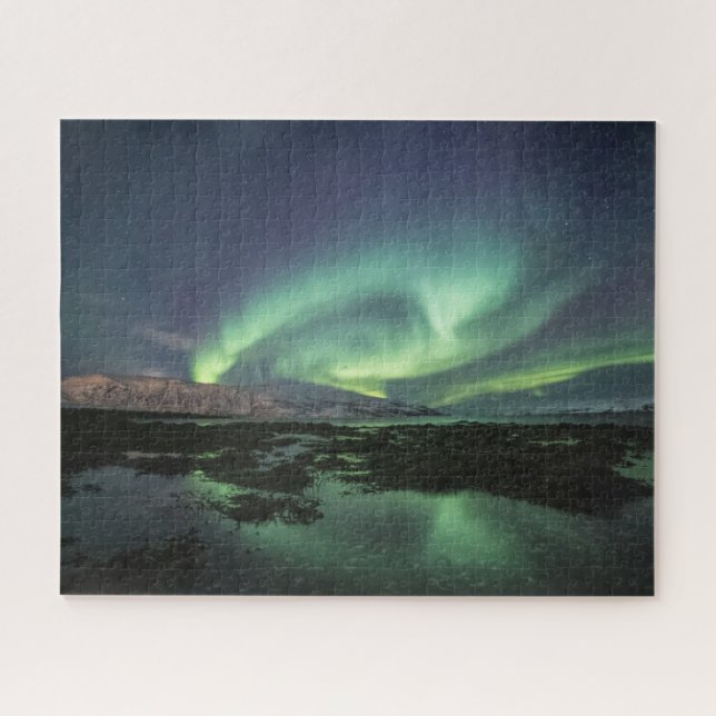 Northern Lights Astro Photo Jigsaw Puzzle (Horizontal)