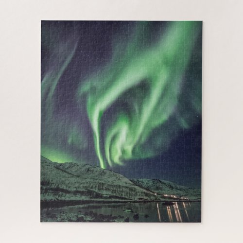 Northern Lights Astro Photo Jigsaw Puzzle