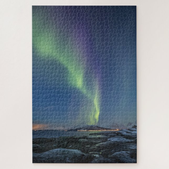 Northern Lights Astro Photo Jigsaw Puzzle (Vertical)