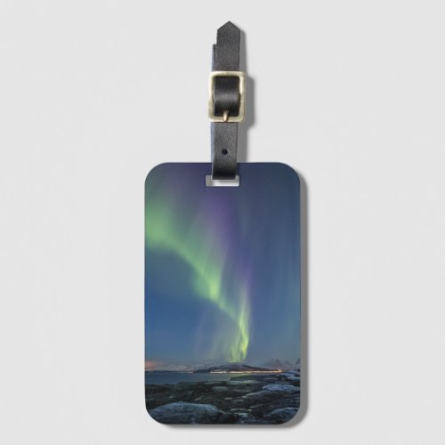 Northern Lights Astro Photo Luggage Tag