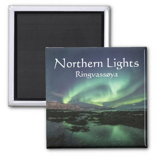 Northern Lights Astro Photo Magnet