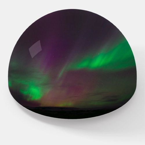 Northern Lights Aurora Borealis Alaska Stars Paper Paperweight