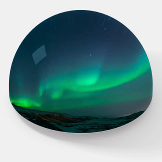 Northern Lights Aurora Borealis Alaska Stars Paperweight