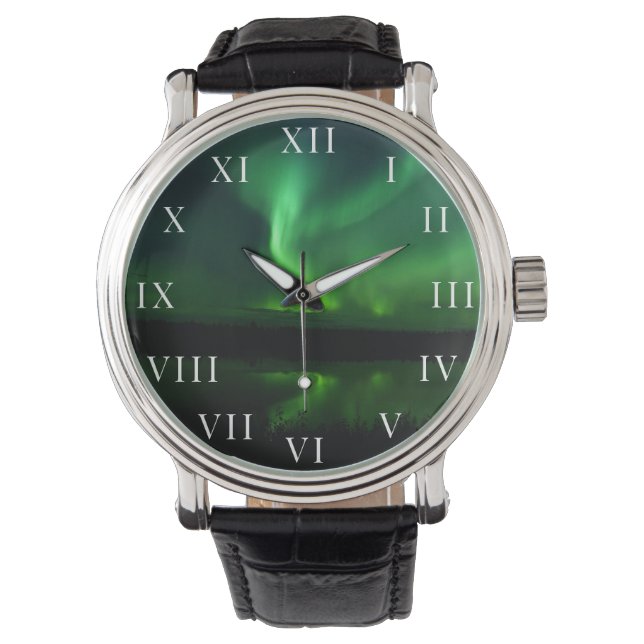 Northern Lights Aurora Borealis Arctic Alaska Watch (Front)