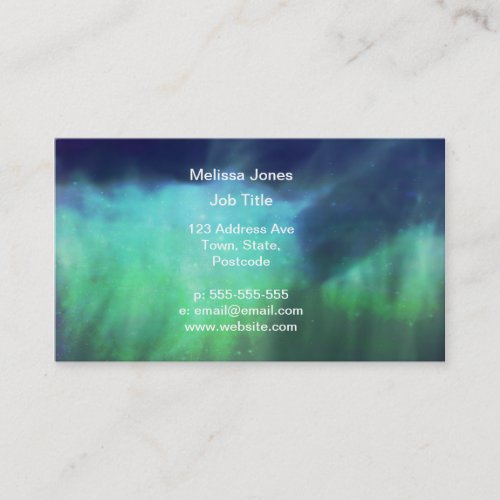 Northern Lights  Aurora Borealis Business Card