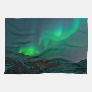 Northern Lights Aurora Borealis Custom Personalize Kitchen Towel
