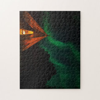 Northern Lights / Aurora borealis in Norway Jigsaw Puzzle