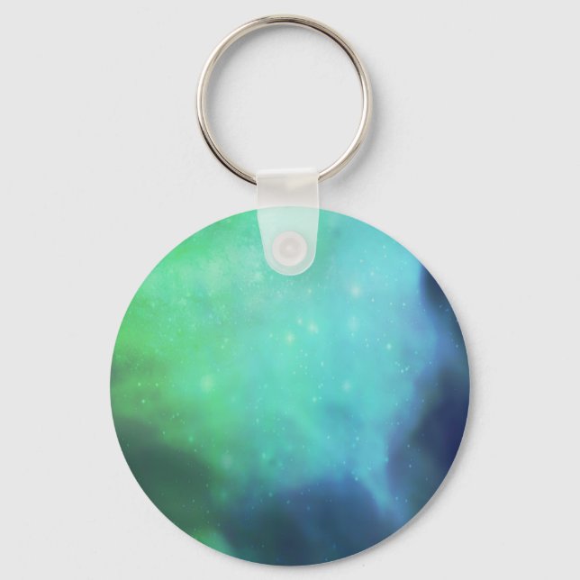Northern Lights / Aurora Borealis Keychain (Front)