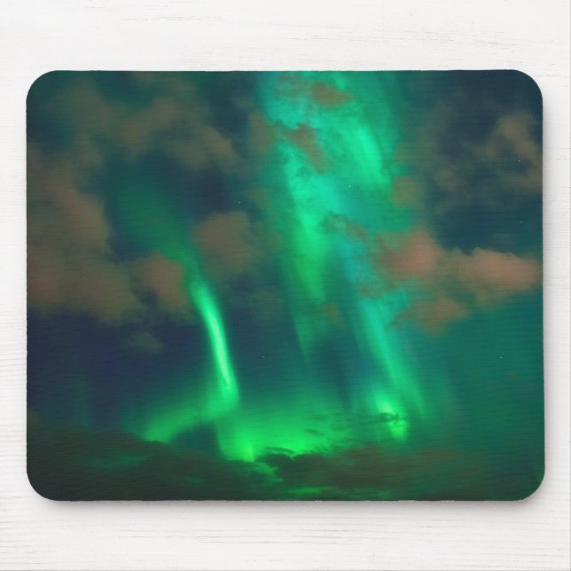 Northern Lights, Aurora Borealis Mouse Pad (Front)