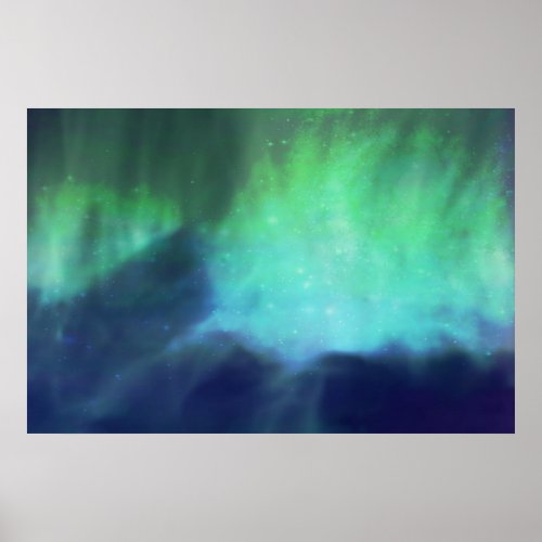 Northern Lights  Aurora Borealis Poster