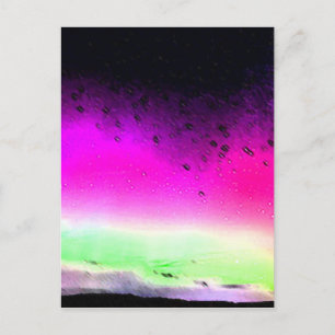 Northern Lights Aurora Borealis Sky Night Nature Postcard