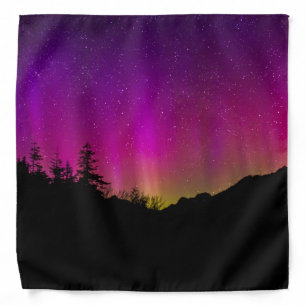 Northern Lights Aurora Borealis Starry Night Sky Bandana
