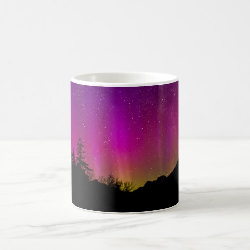 Northern Lights Aurora Borealis Starry Night Sky Coffee Mug