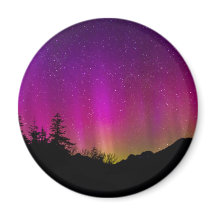 Northern Lights Aurora Borealis Starry Night Sky