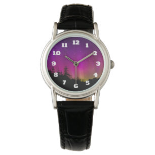 Northern Lights Aurora Borealis Starry Night Sky Watch