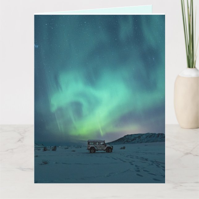 NORTHERN LIGHTS BIRTHDAY GREETING CARDS (Front)
