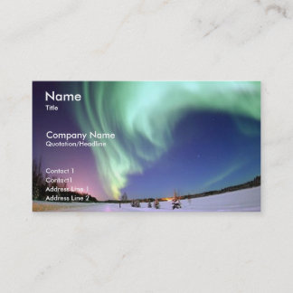 Northern Lights Business/ Profile Card