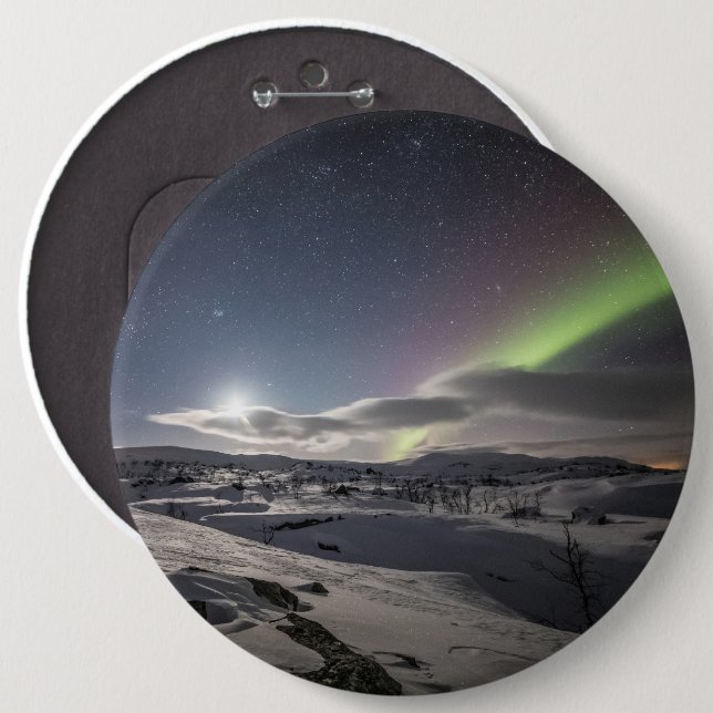 Northern Lights Button (Front & Back)