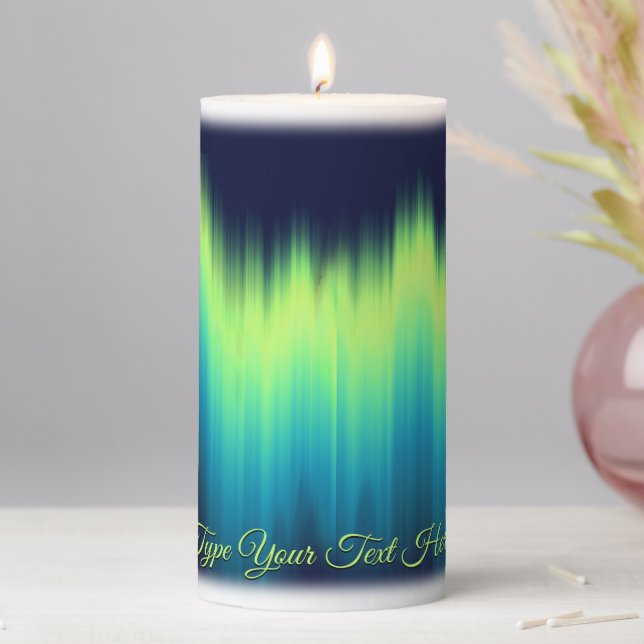 Northern Lights Candles Custom Aurora Art Candles (In Situ)