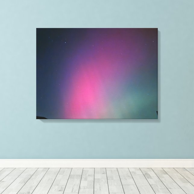 Northern Lights  Canvas Print (Insitu(Wood Floor))