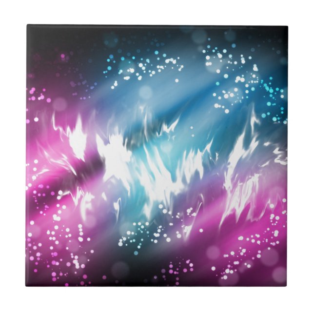 Northern lights ceramic tile (Front)