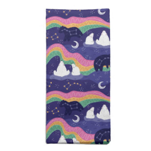 Northern Lights Cloth Napkins