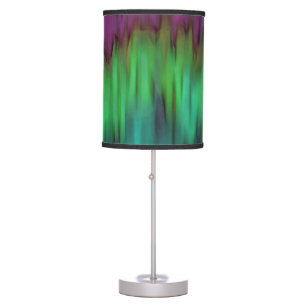 Northern Lights Colorful Abstract Table Lamp