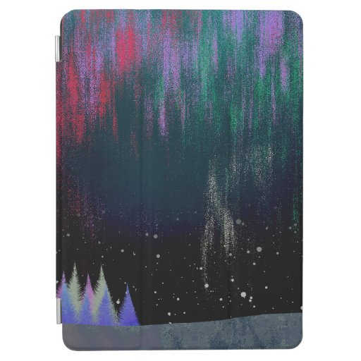 Northern Lights Contemporary Landscape iPad Air Cover