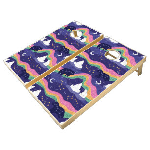 Northern Lights Cornhole Set