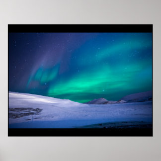 Northern lights custom personalize project home poster