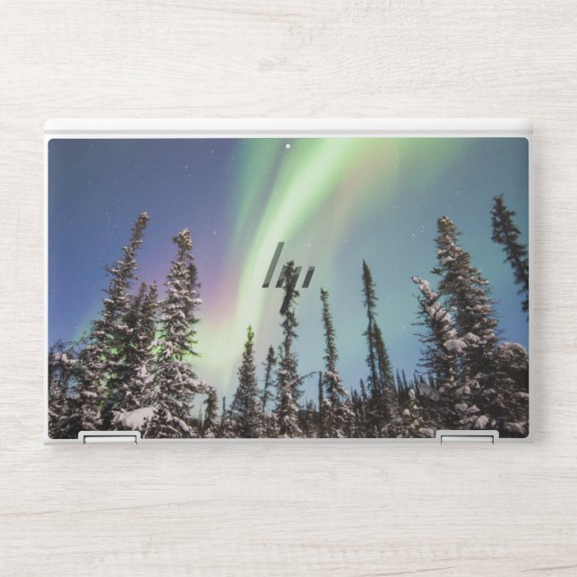 Northern Lights | Denali National Park HP Laptop Skin (Front)
