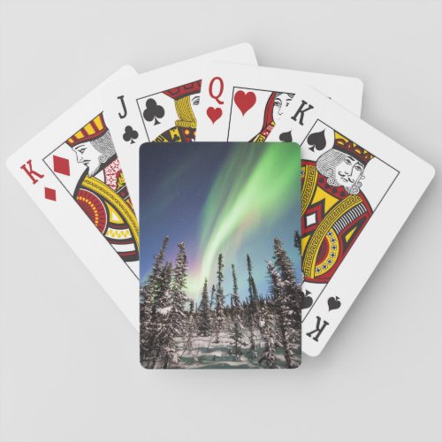 Northern Lights  Denali National Park Playing Cards