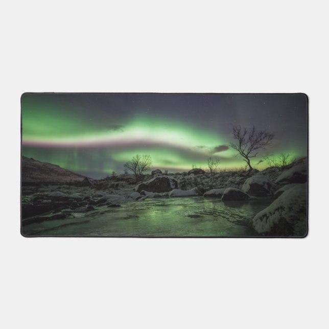 Northern Lights Desk Mat (Front)