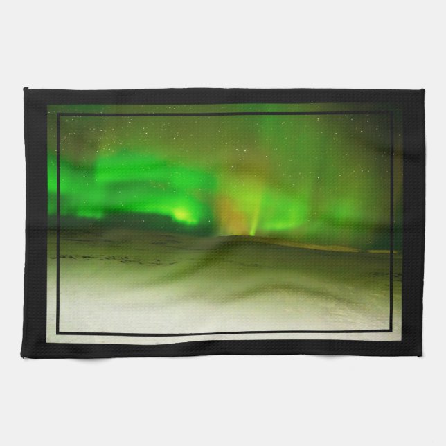 Northern Lights Dishtowel Towel (Horizontal)