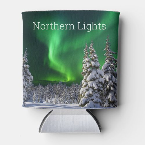 Northern lights during winter can cooler