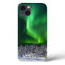 Northern lights during winter iPhone 13 case