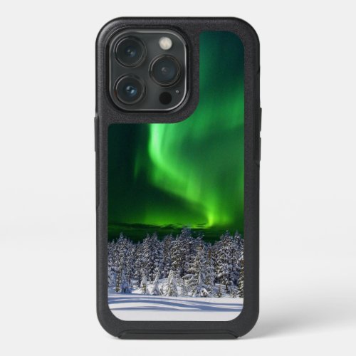 Northern lights during winter iPhone 13 pro case