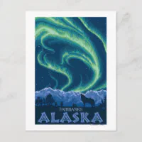 Northern Lights Snowglobe (Fishing Variant) | Poster