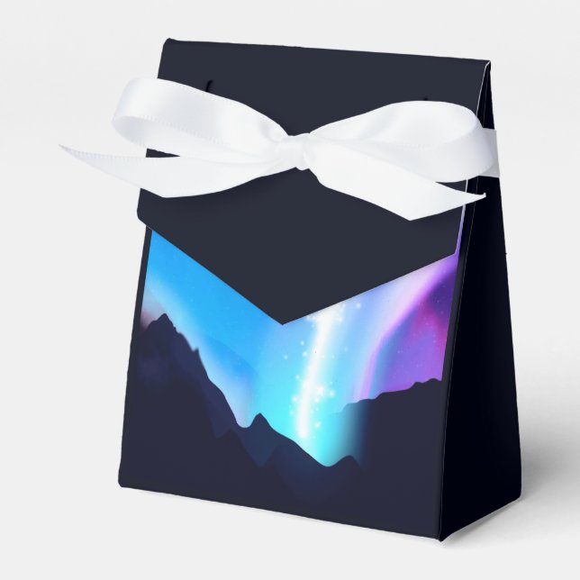 Northern Lights Favor Boxes (Front Side)